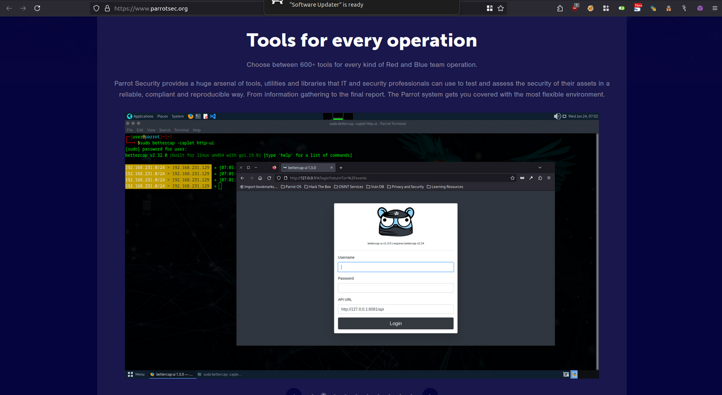 Parrot OS 🐦 Security Live USB – Portable Red Team & Privacy 🧢 Toolkit