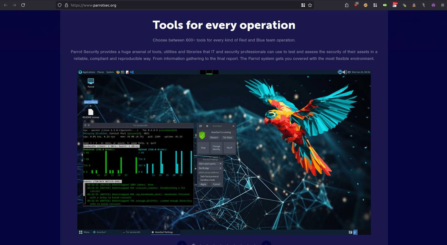 Parrot OS 🐦 Security Live USB – Portable Red Team & Privacy 🧢 Toolkit